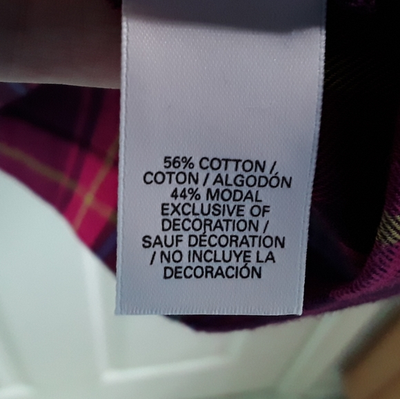 Victorias Secret Plaid Flannel Pajama Top - Picture 3 of 8